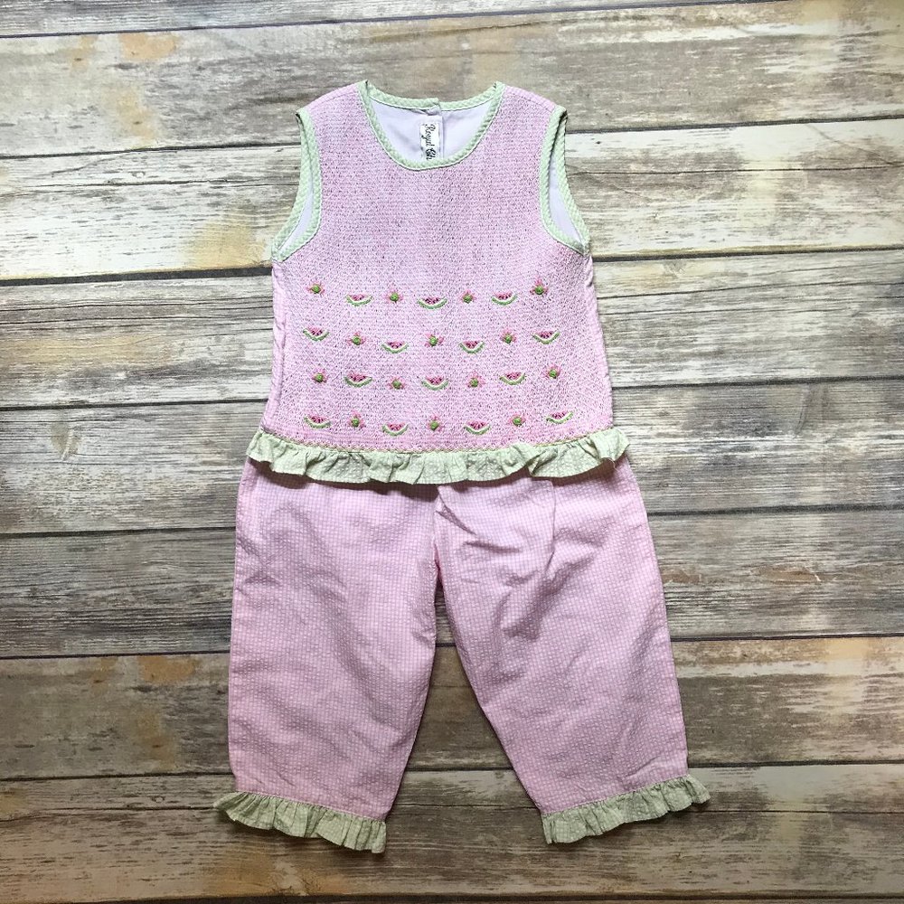 Royal Child Smocked Watermelon Set